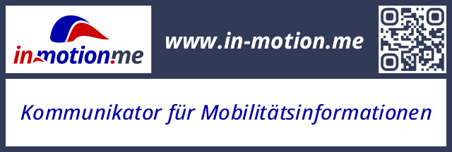 in-motion.me Kommunikator für Mobilitätsinformationent