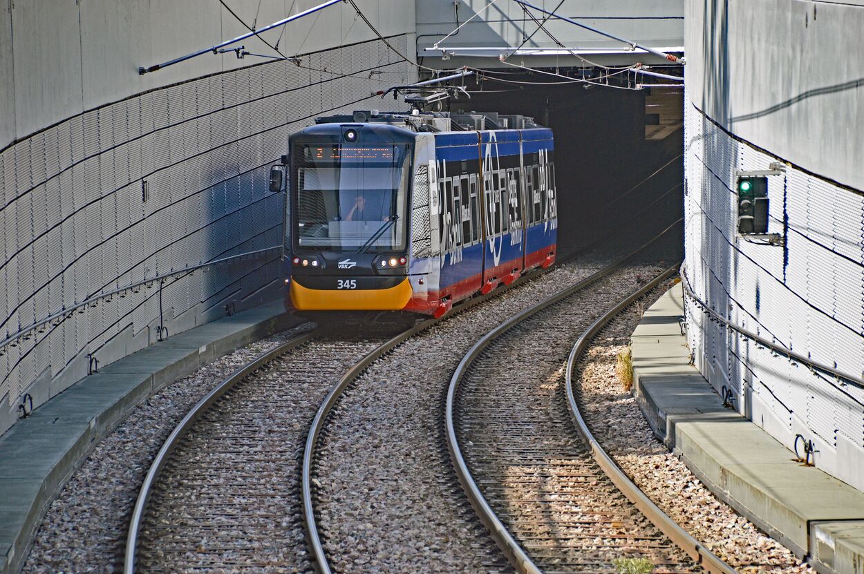 Stadtbahn Karlsruhe Innenstadttunnel und Tunnelrampen