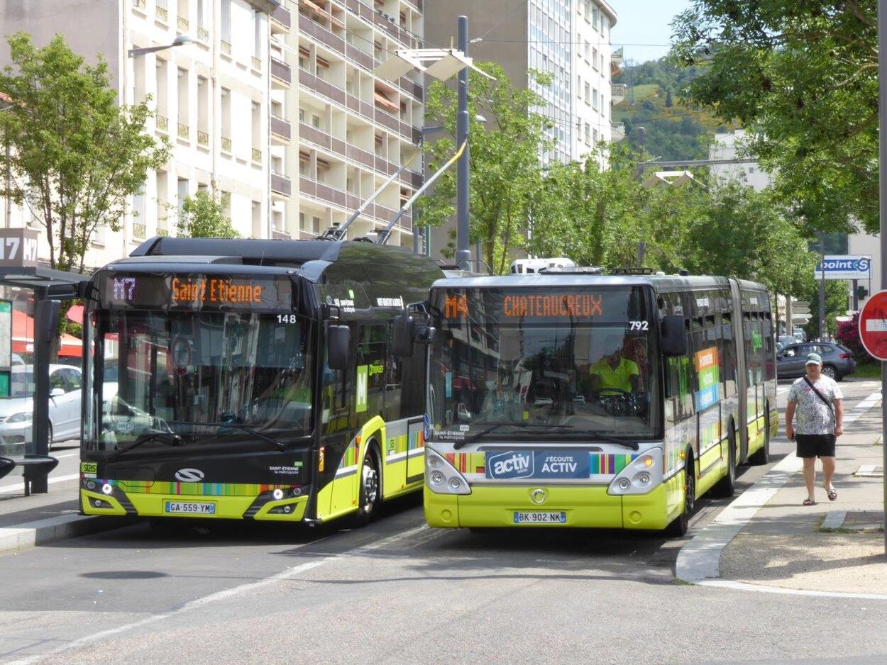 Saint Etienne - with trolleybuses into the future