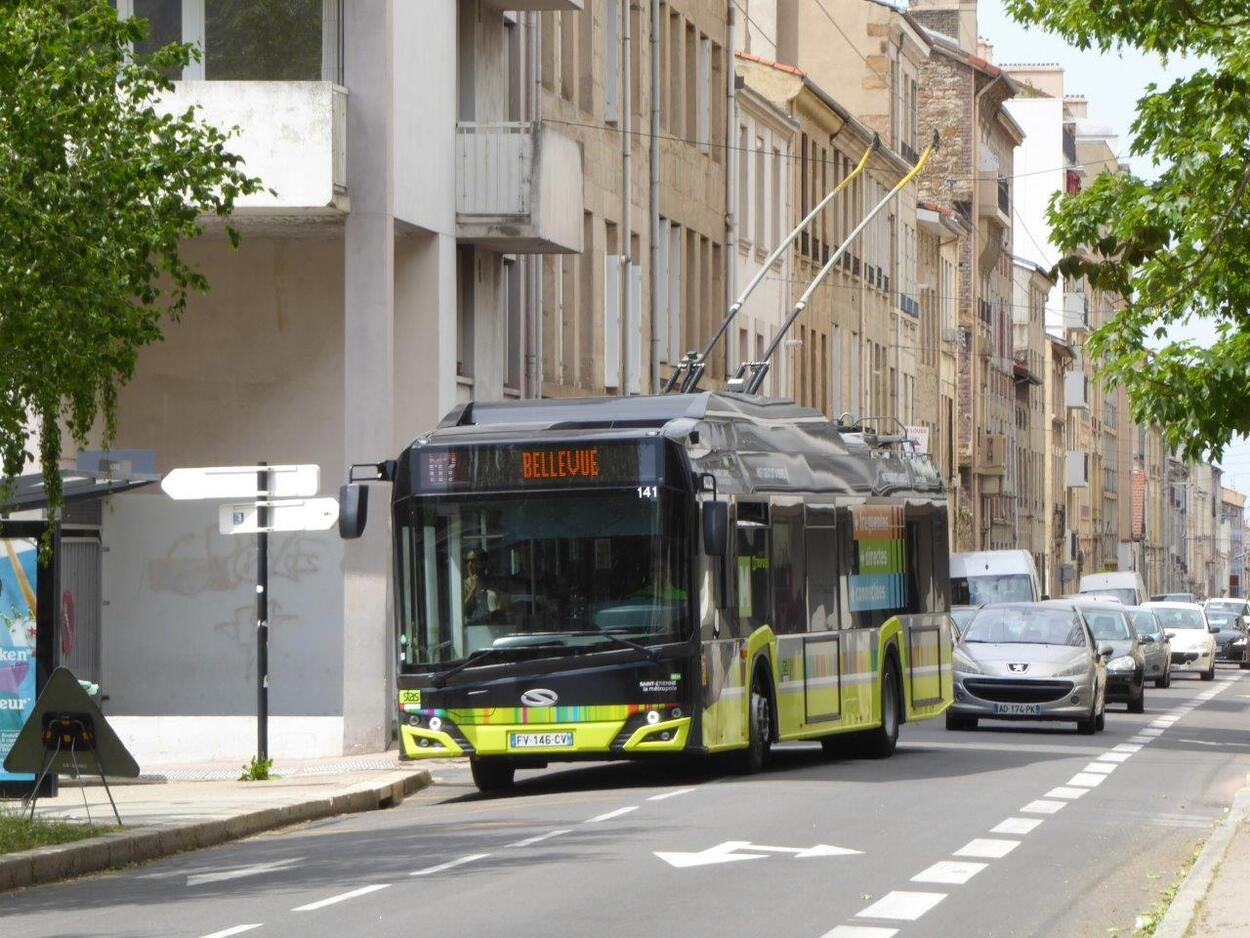 Saint Etienne - with trolleybuses into the future