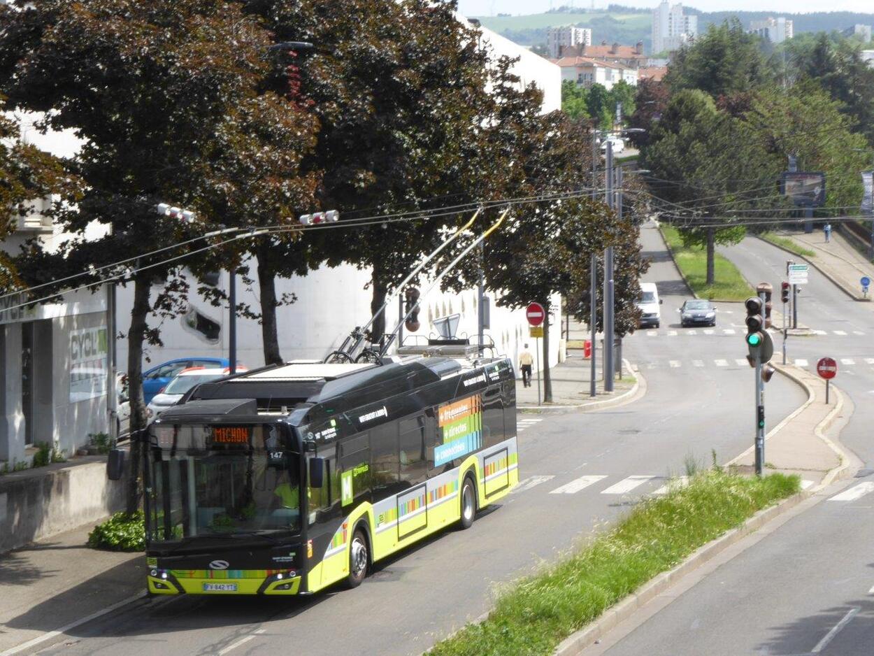 Saint Etienne - with trolleybuses into the future