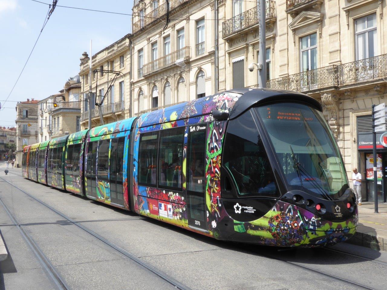 Tram der 4 Elemente - Montpellier