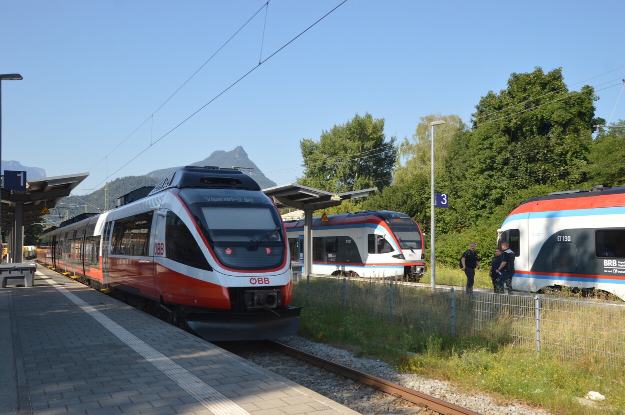 Fahrzeugsegnung der Bayerischen RegioBahn im Bahnhof Bad Reichenhall