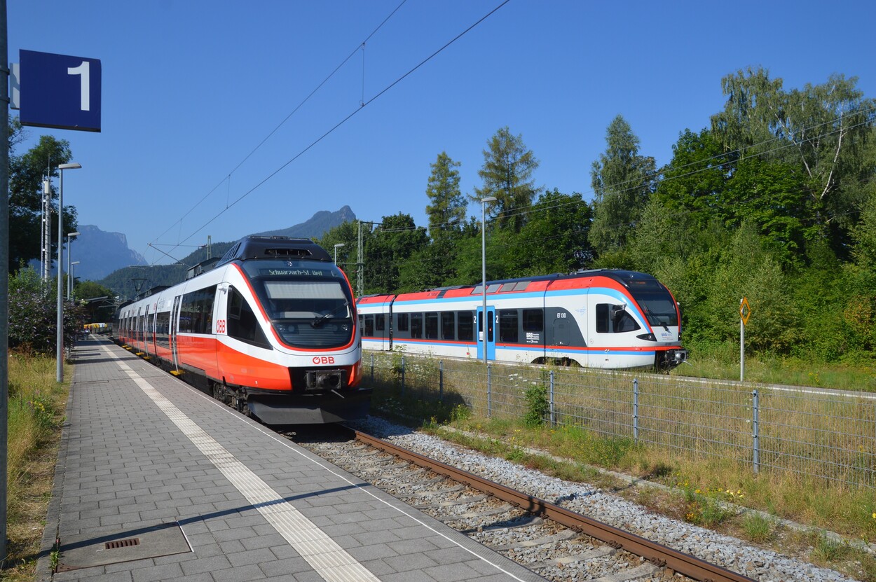 Fahrzeugsegnung der Bayerischen RegioBahn im Bahnhof Bad Reichenhall