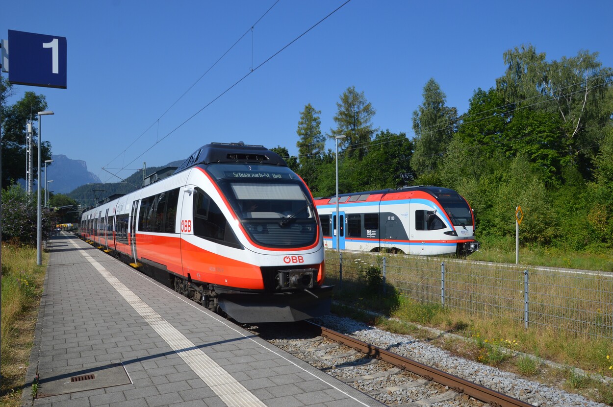 Fahrzeugsegnung der Bayerischen RegioBahn im Bahnhof Bad Reichenhall