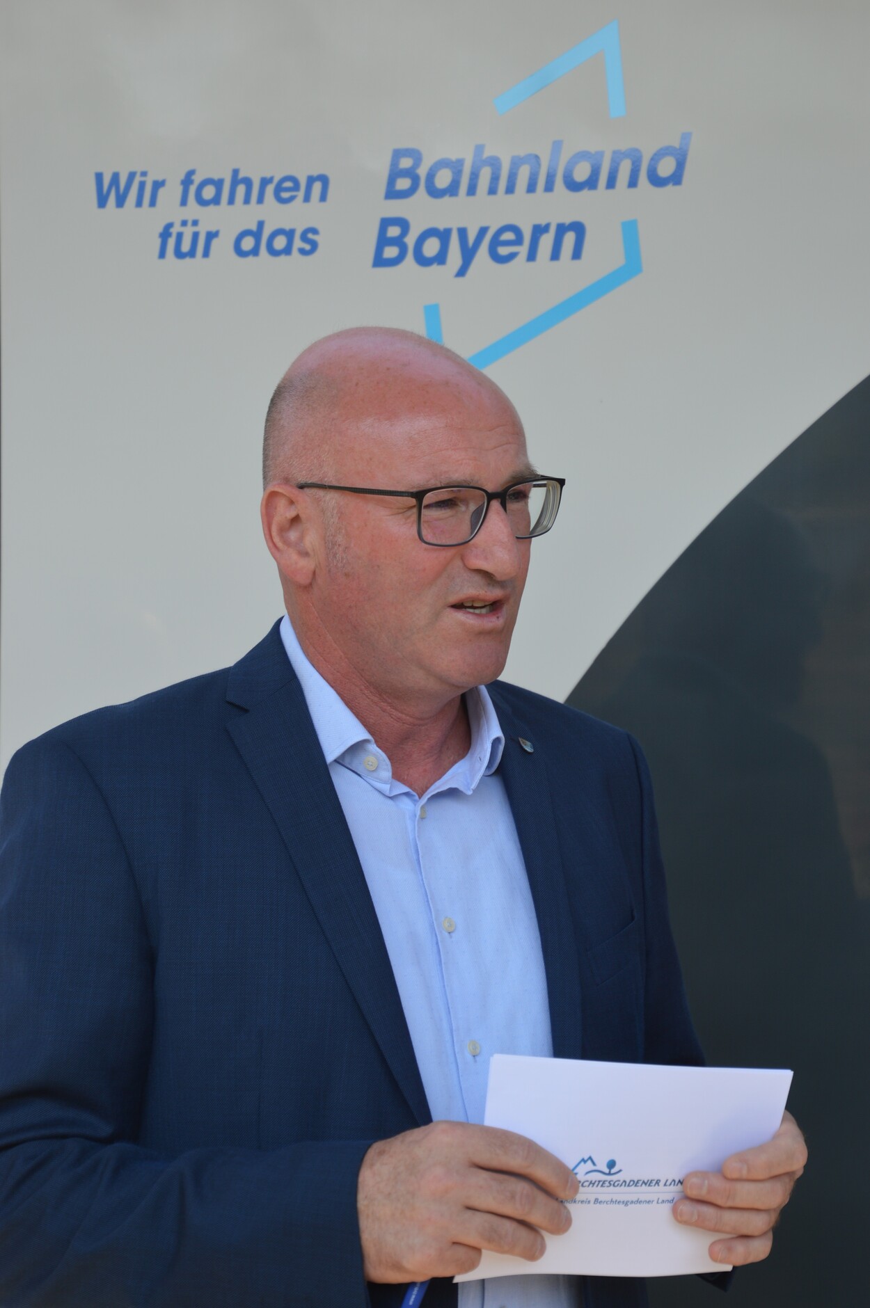 Fahrzeugsegnung der Bayerischen RegioBahn im Bahnhof Bad Reichenhall