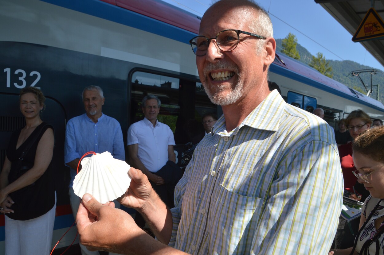 Fahrzeugsegnung der Bayerischen RegioBahn im Bahnhof Bad Reichenhall