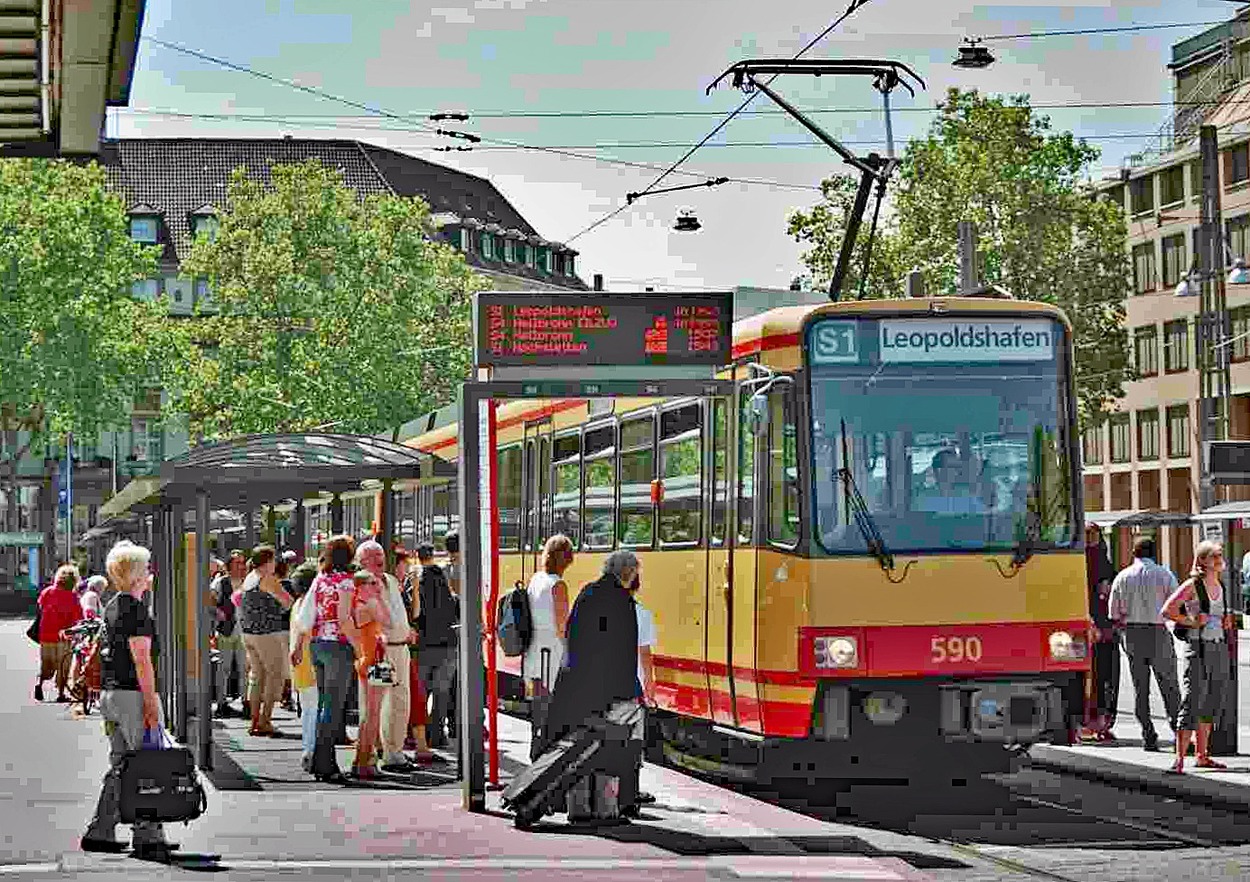 Stadtbahn Karlsruhe historisch Ära Dir. Dieter Ludwig