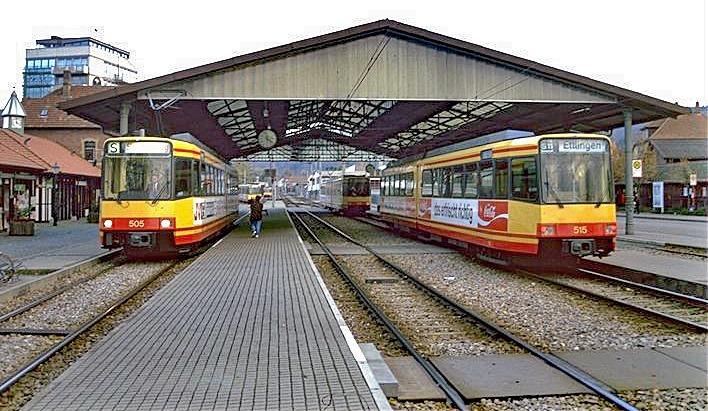 Stadtbahn Karlsruhe historisch Ära Dir. Dieter Ludwig