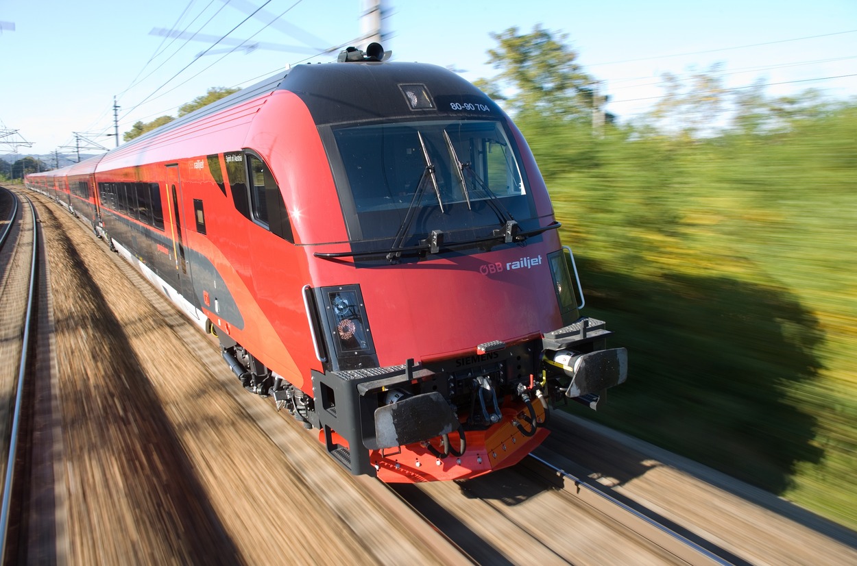 ÖBB Pressefoto - Thema: Railjet