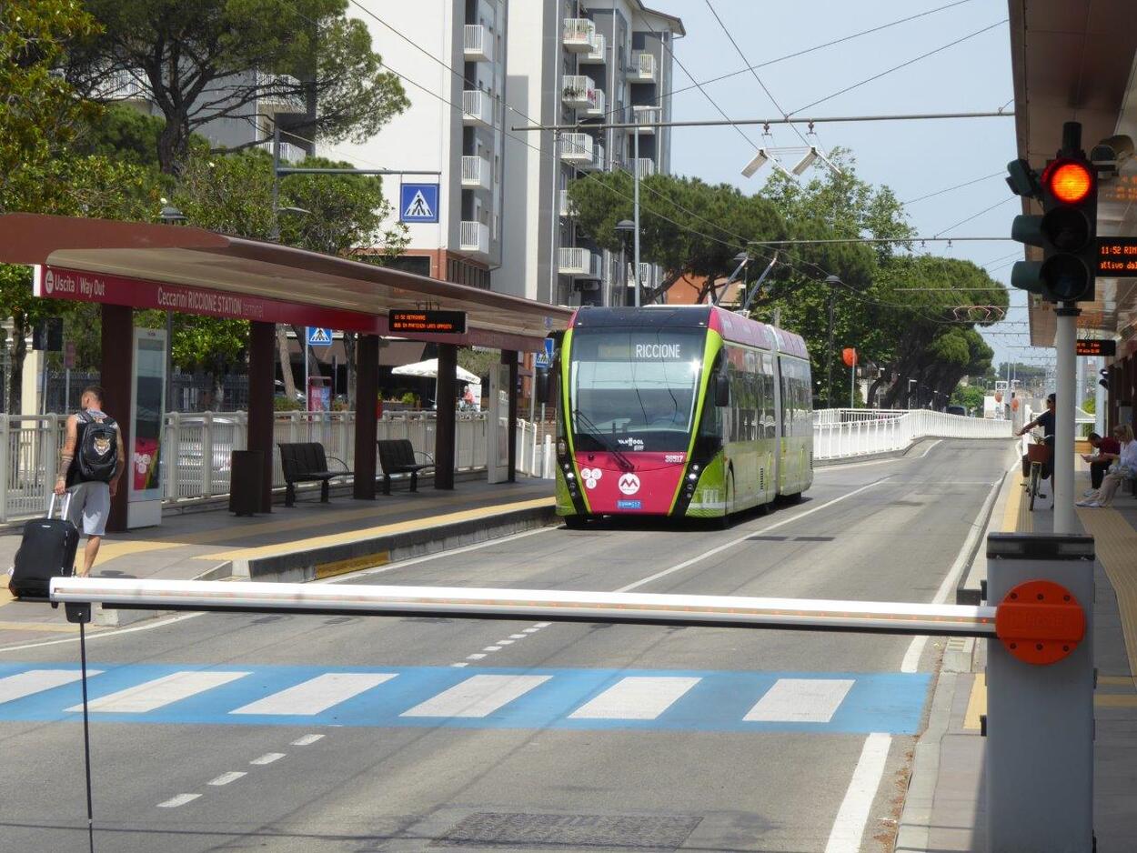 Metromare Rimini - Riccione | Express trolleybus line - the new one