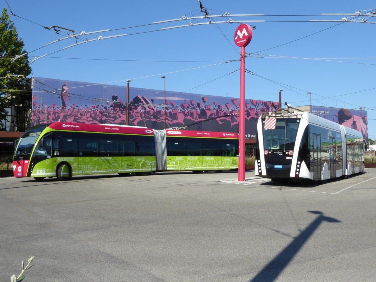 Metromare Rimini - Riccione | Express trolleybus line - the new one