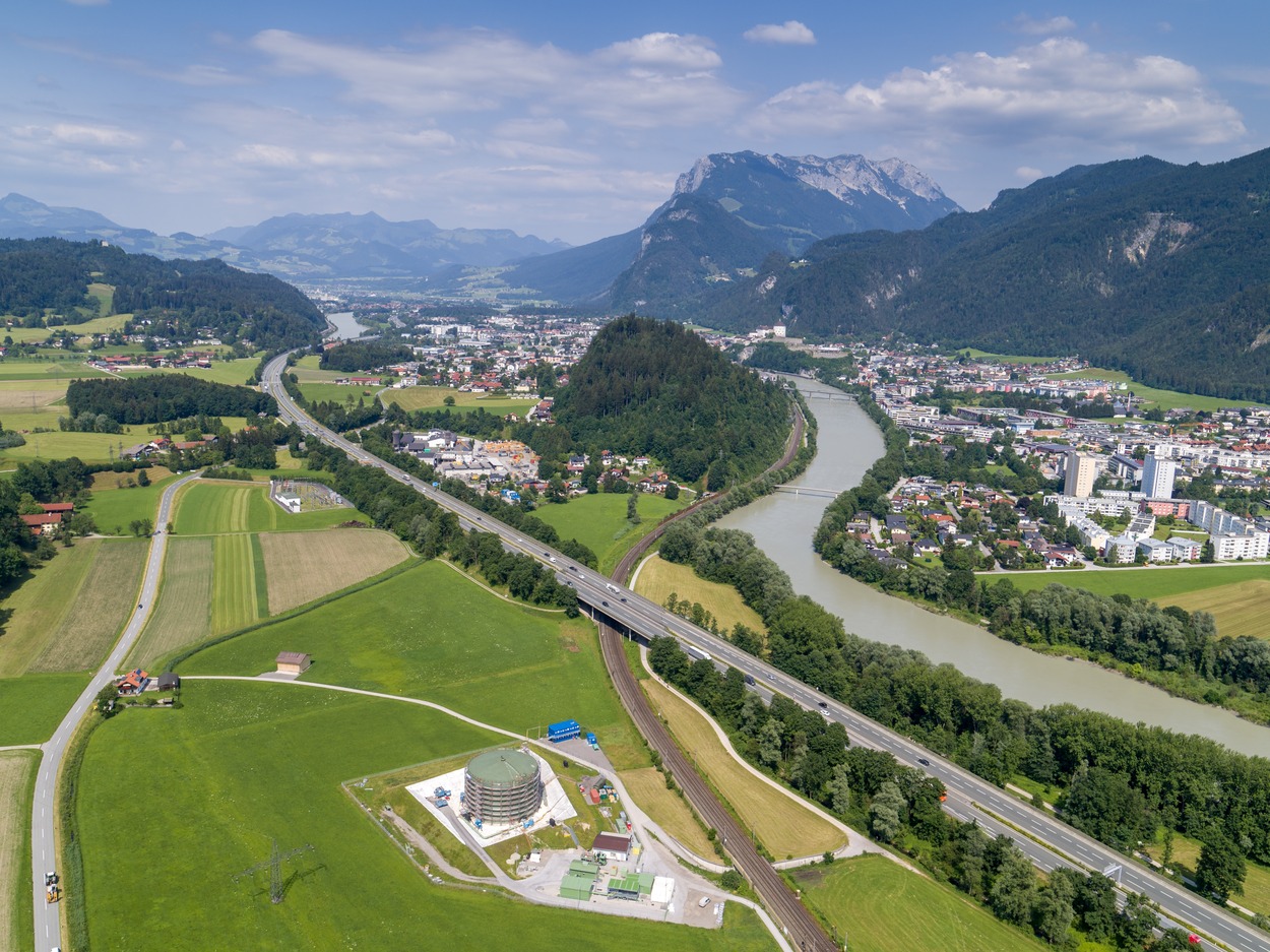 Luftbildaufnahme von Kufstein