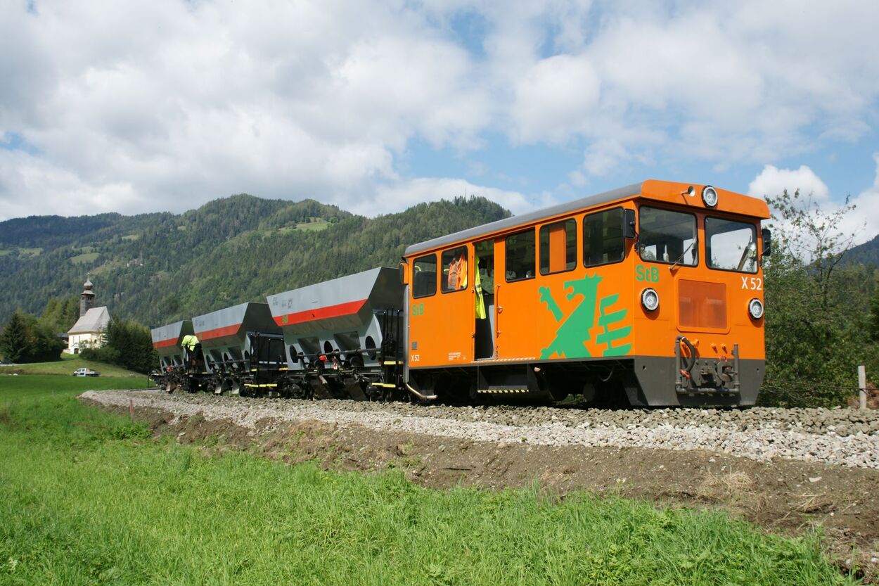 Streckensperre auf der Murtalbahn zwischen Unzmarkt und Murau