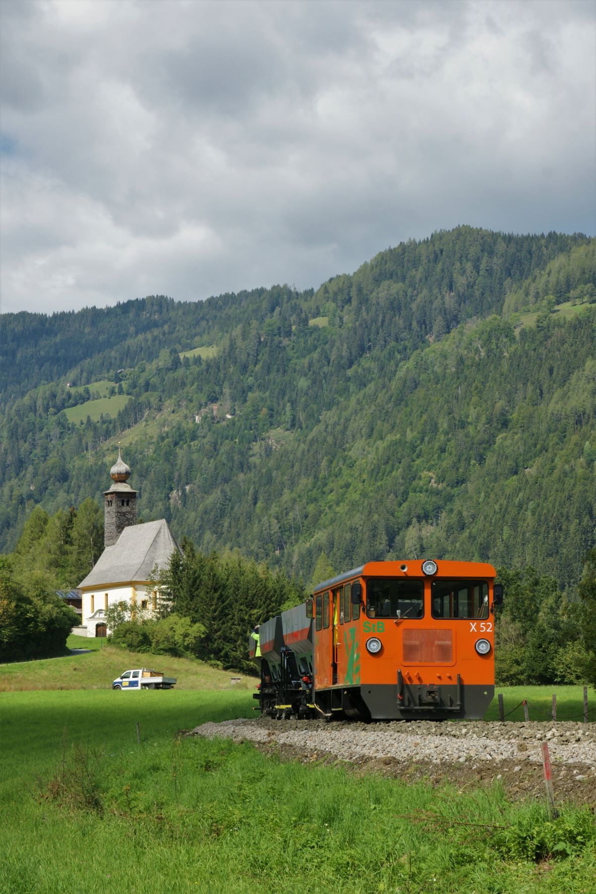 Streckensperre auf der Murtalbahn zwischen Unzmarkt und Murau