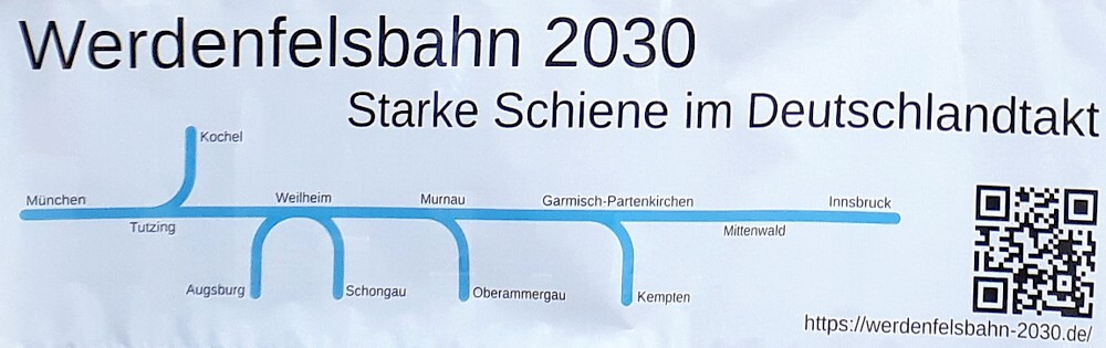 Werdenfelsbahn: Kundgebung am Murnauer Bahnhof setzt starkes Signal aus der Region