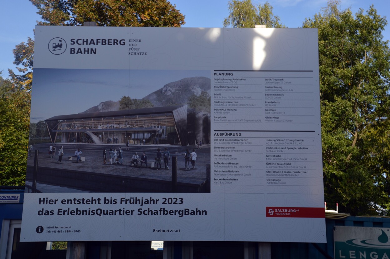 Neue Talstation für die Schafbergbahn