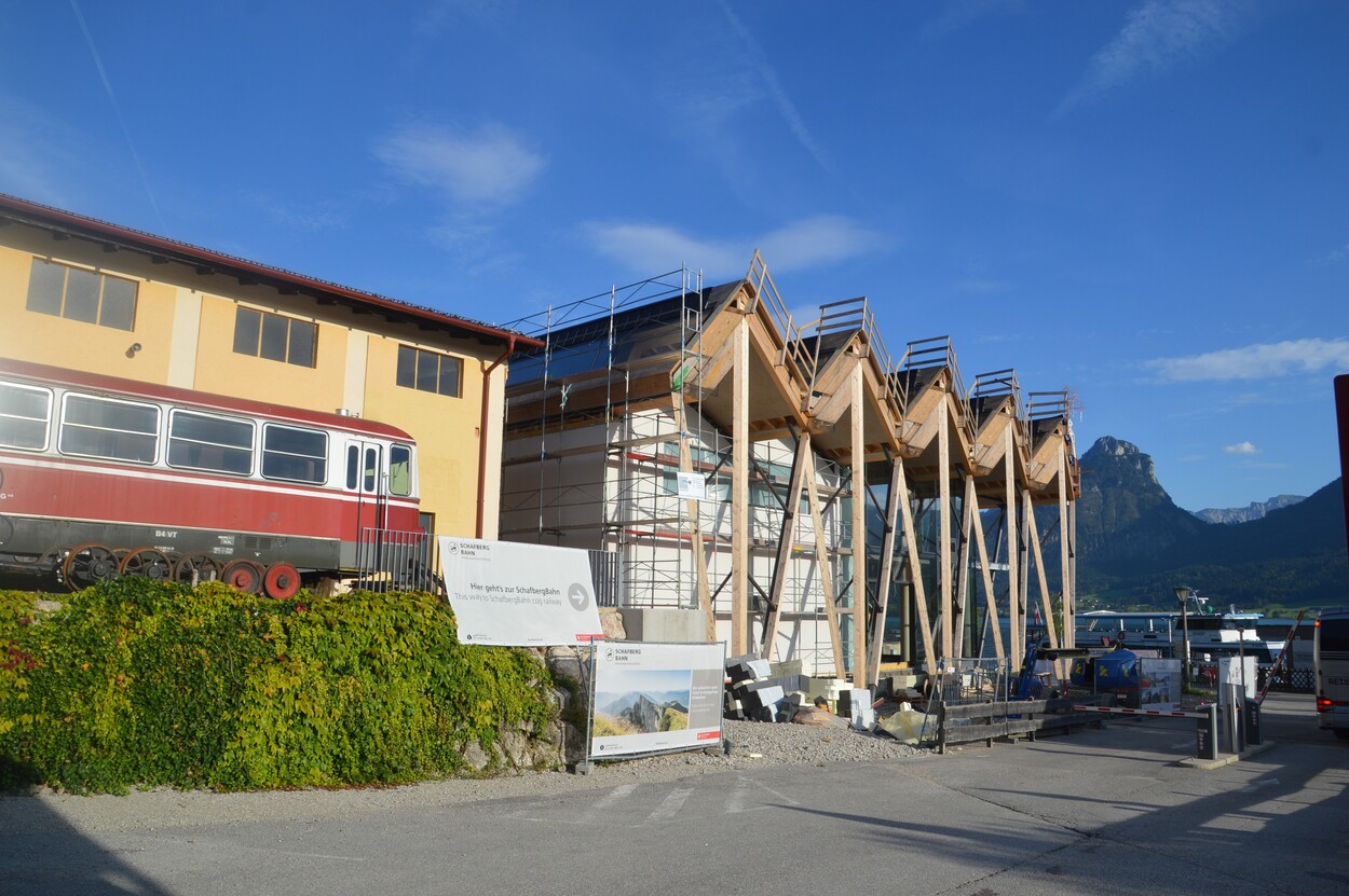 Neue Talstation für die Schafbergbahn