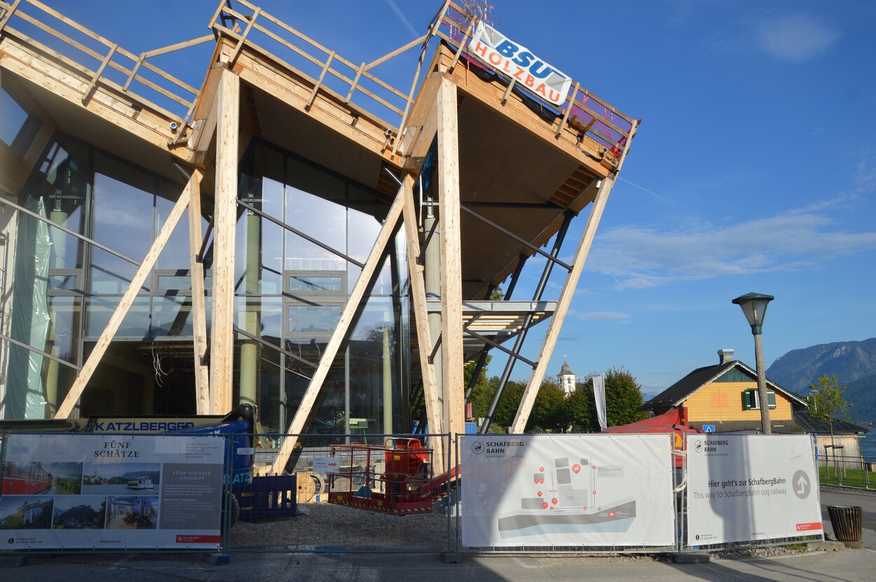 Neue Talstation für die Schafbergbahn