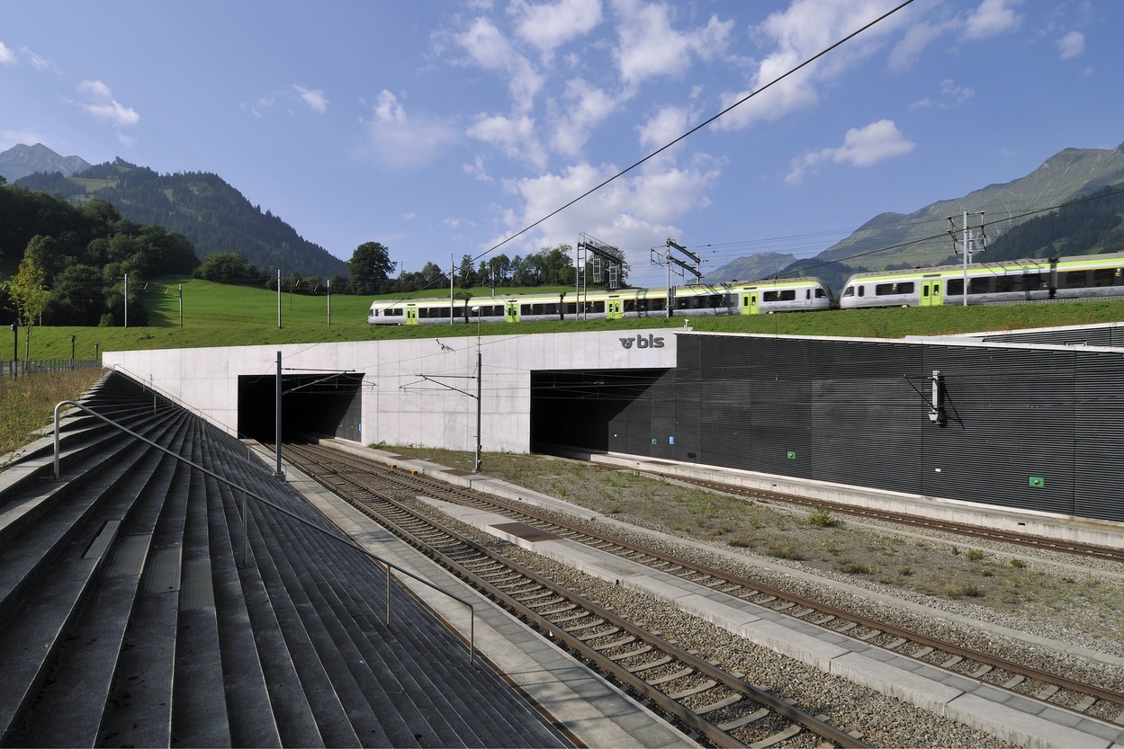 BLS Pressefoto - Thema: Lötschberg-Basistunnel_Infrastruktur