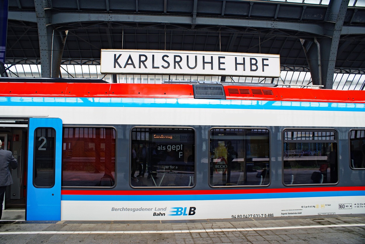 Exkursion Karlsruhe 2010 mit Dr. Wilfried Haslauer Verkehrslandesrat, heute Landeshauptmann von Salzburg