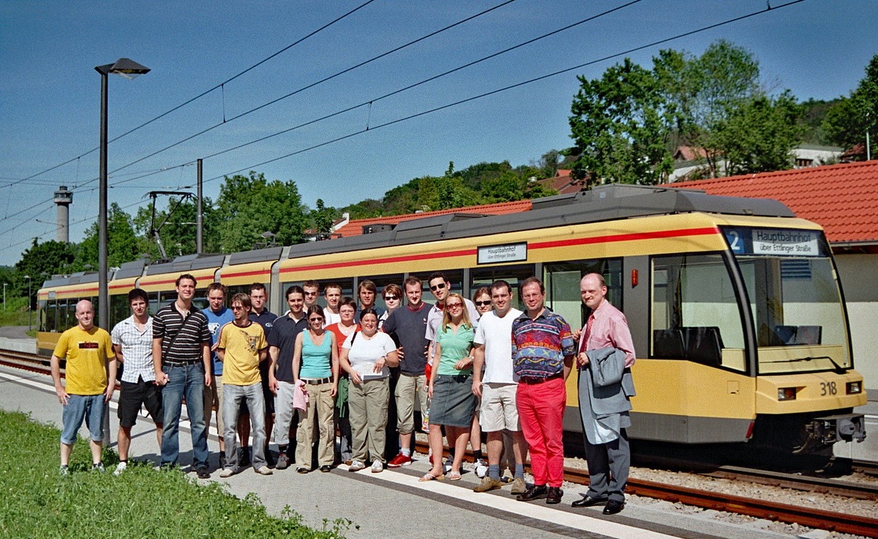 Exkursion 2005 der Fachhochschule Kapfenberg zum "Karlsruher Modell"