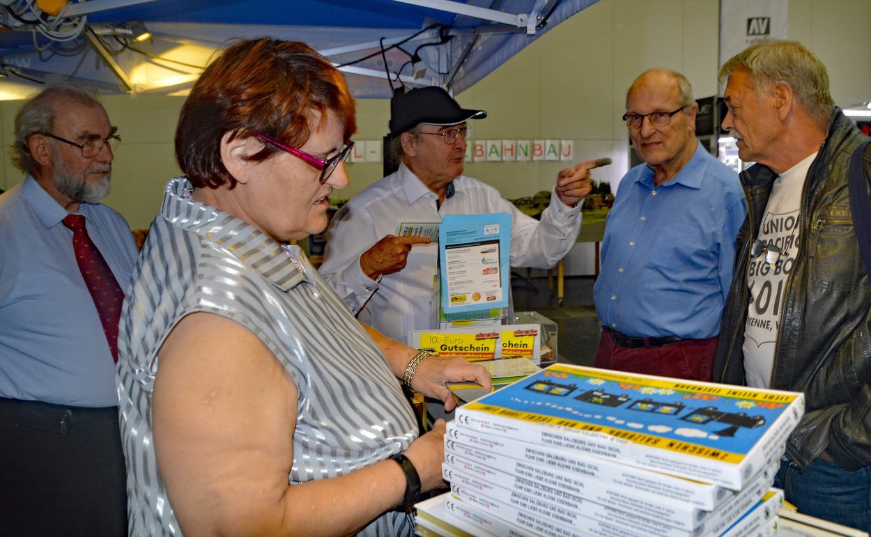 Club Salzkammergut-Lokalbahn Info-Stand Modellbau-Messe 2019