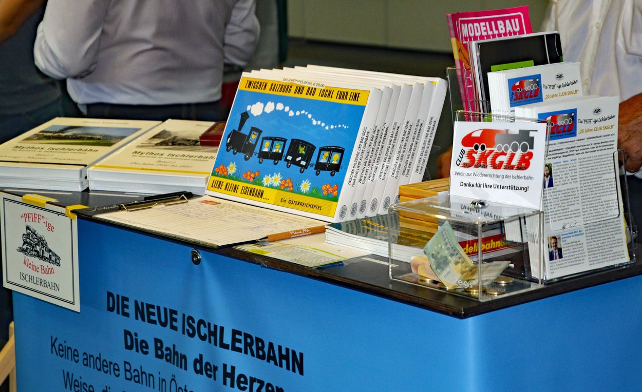 Club Salzkammergut-Lokalbahn Info-Stand Modellbau-Messe 2019