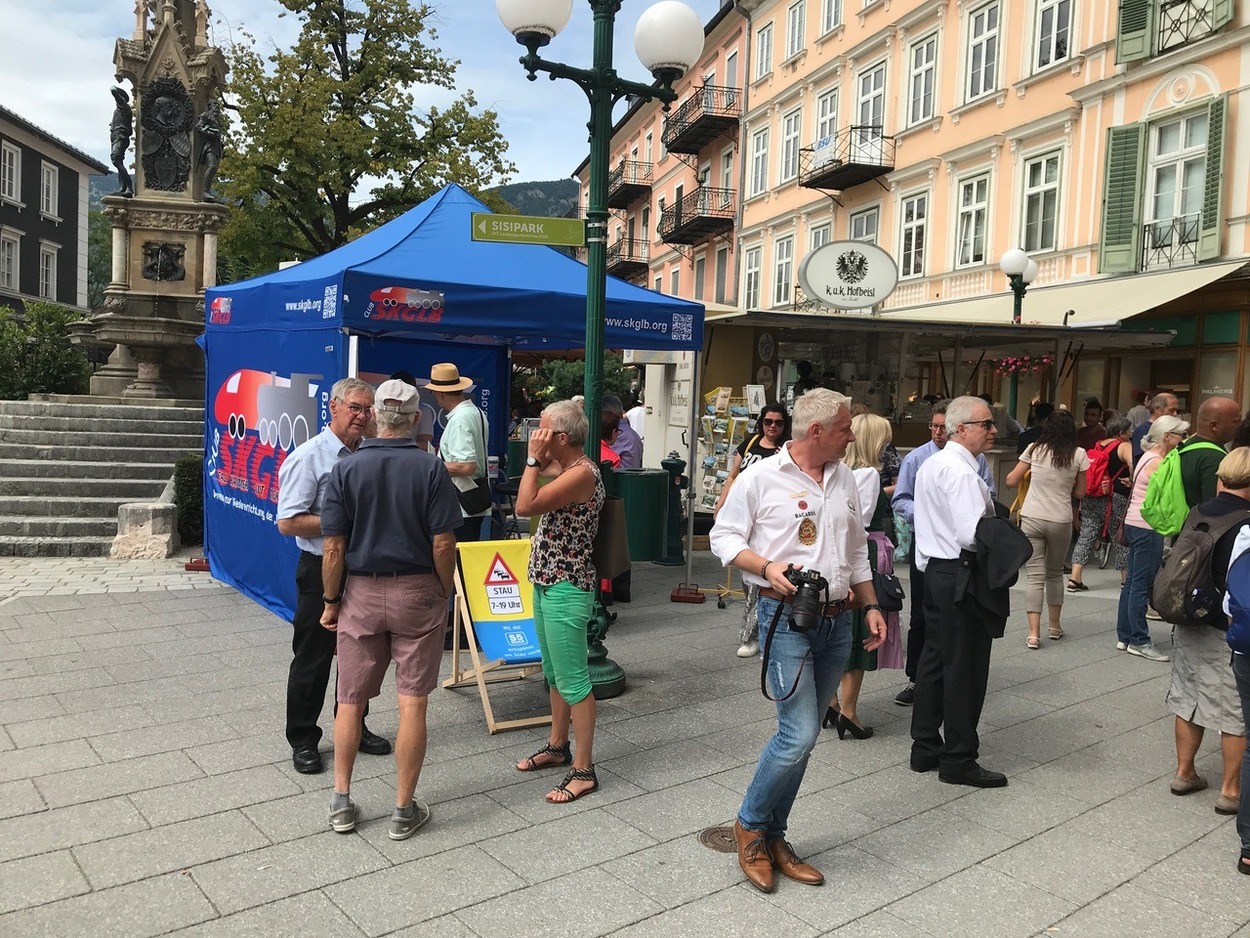Club Salzkammergut Lokalbahn Info-Stand Kaiserfest Bad Ischl 2019