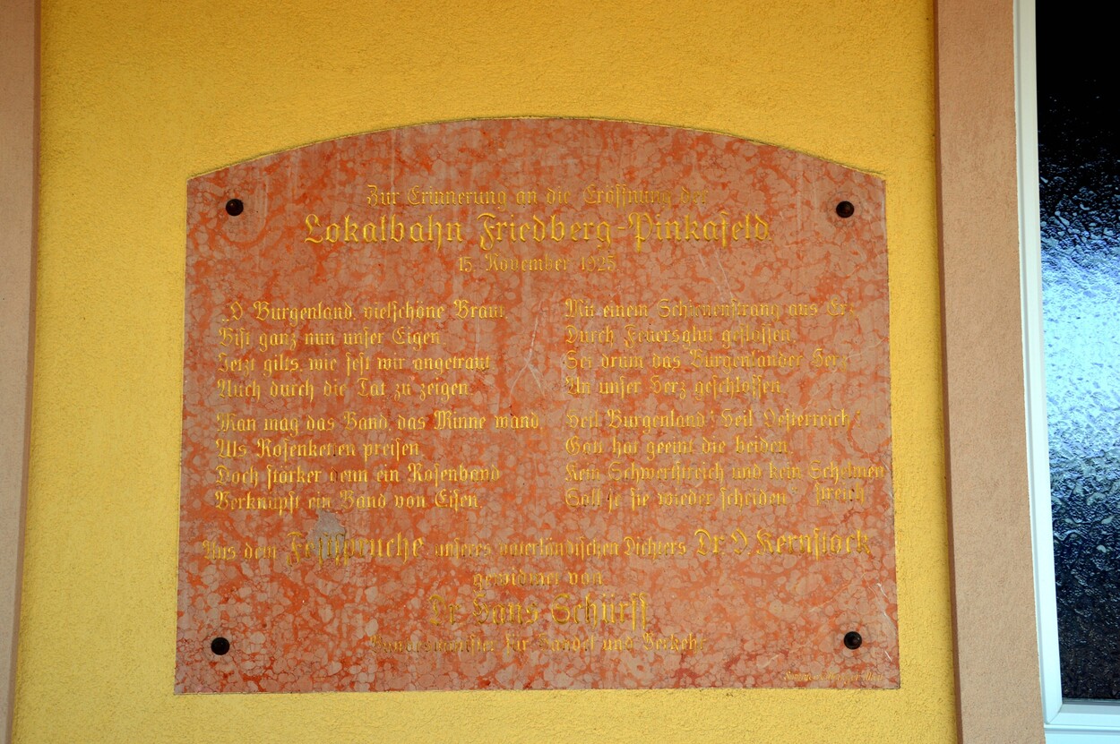Wechselbahn / Thermenbahn - Bahnhof Friedberg (Steiermark)