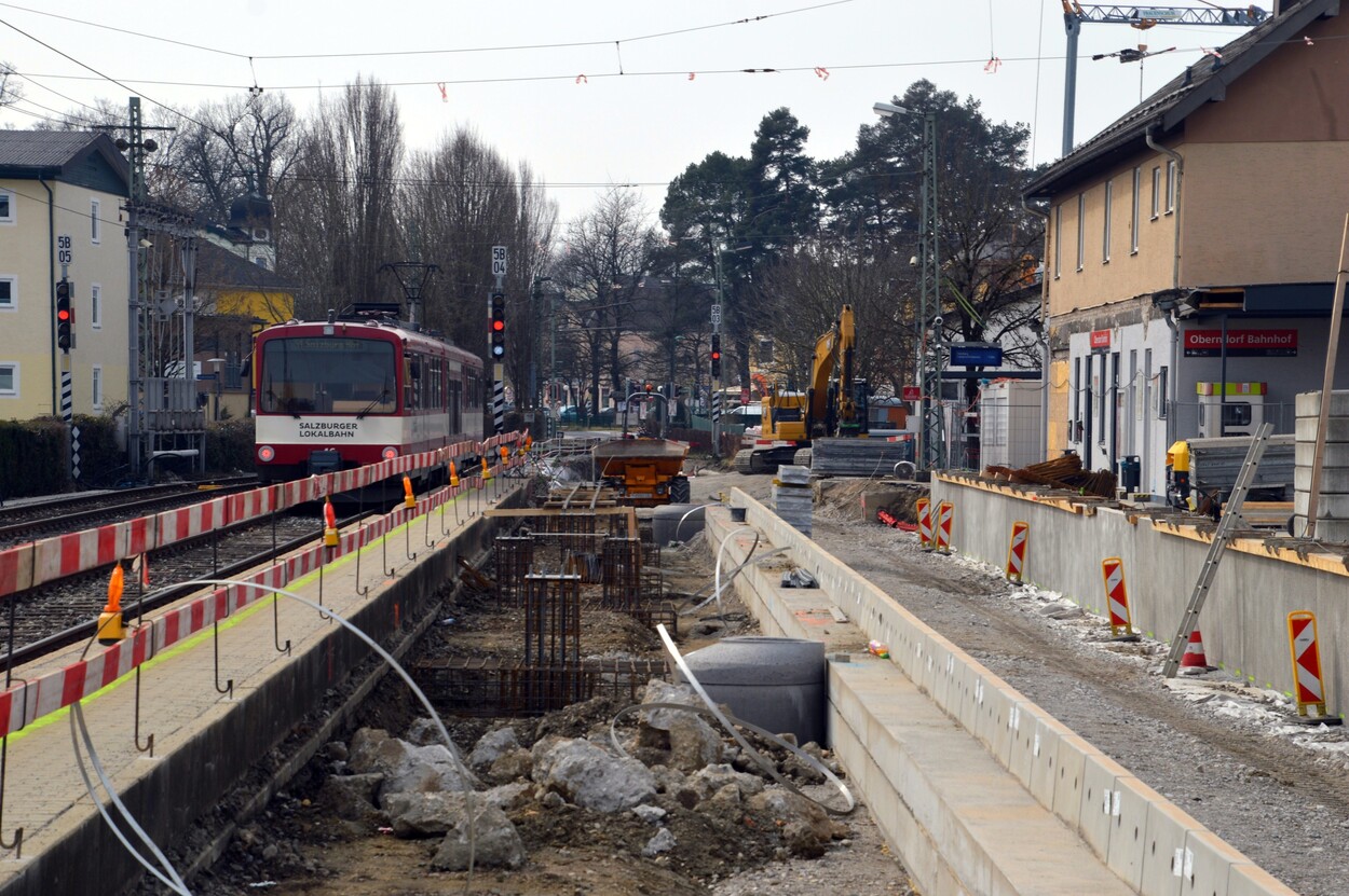Bahnhof Oberndorf bei Salzburg wird saniert