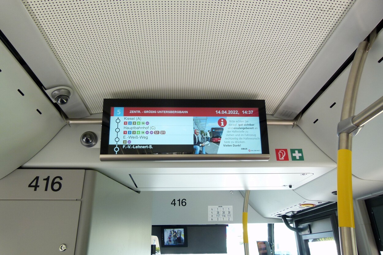 Linienverkehr in Salzburg - Obus