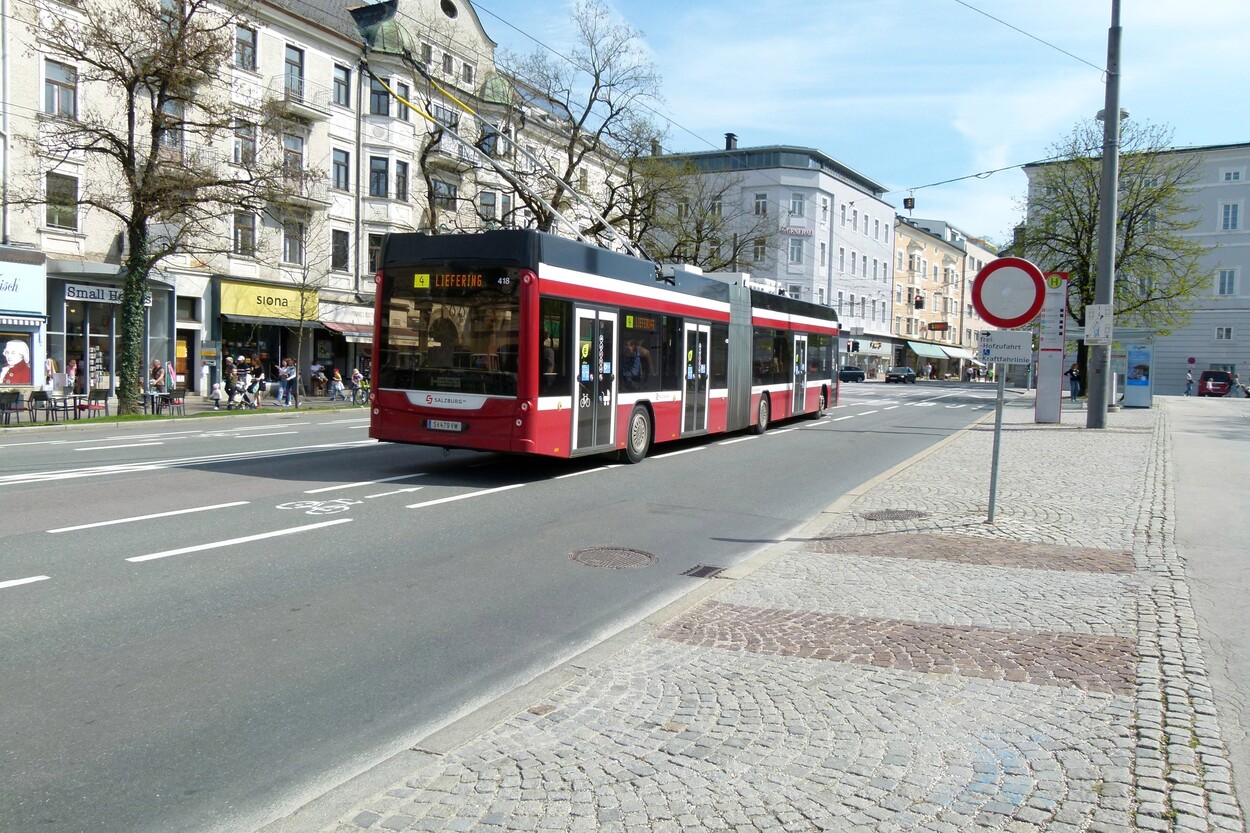 Linienverkehr in Salzburg - Obus