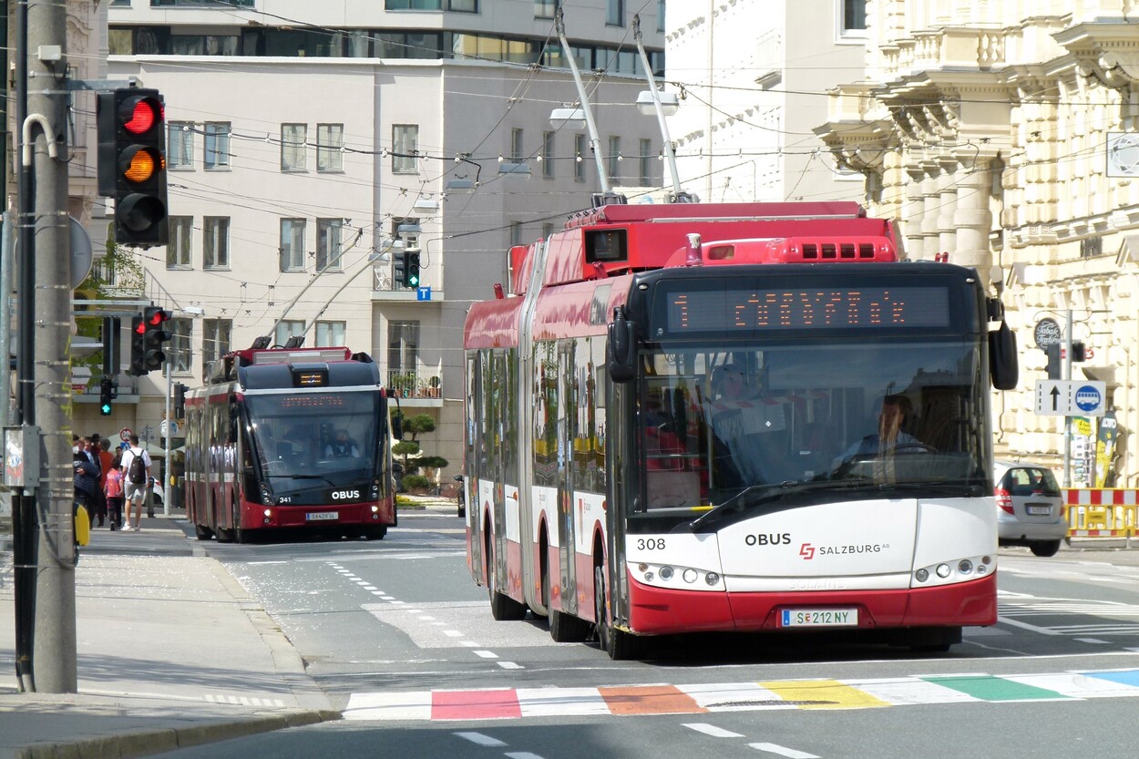 Linienverkehr in Salzburg - Obus
