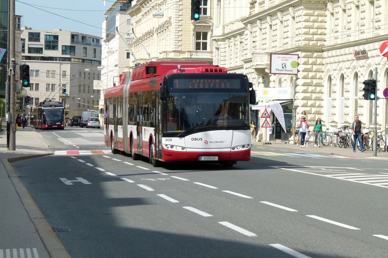 Linienverkehr in Salzburg - Obus