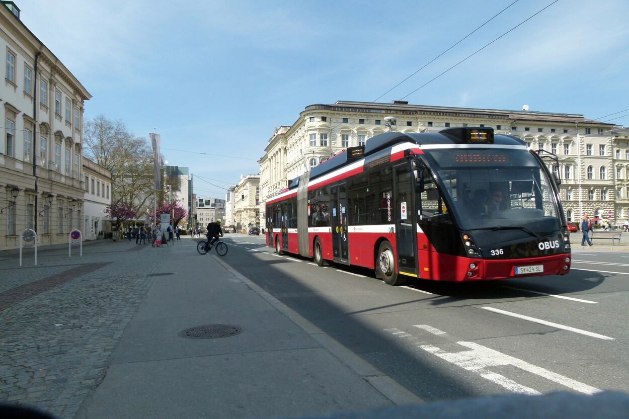 Linienverkehr in Salzburg - Obus