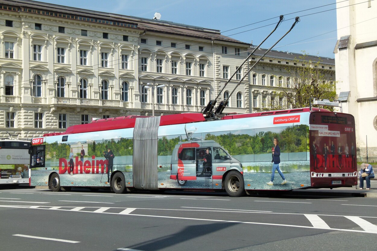 Linienverkehr in Salzburg - Obus