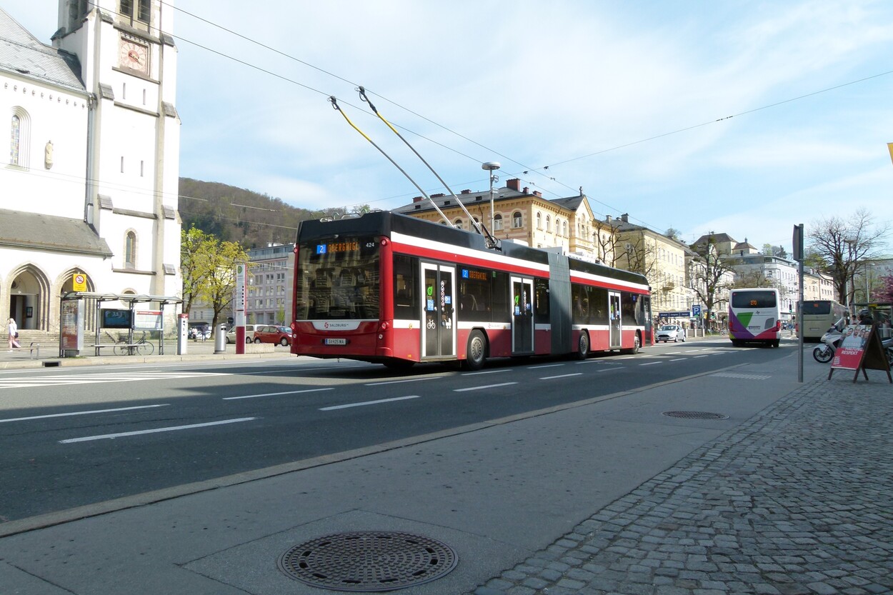 Linienverkehr in Salzburg - Obus