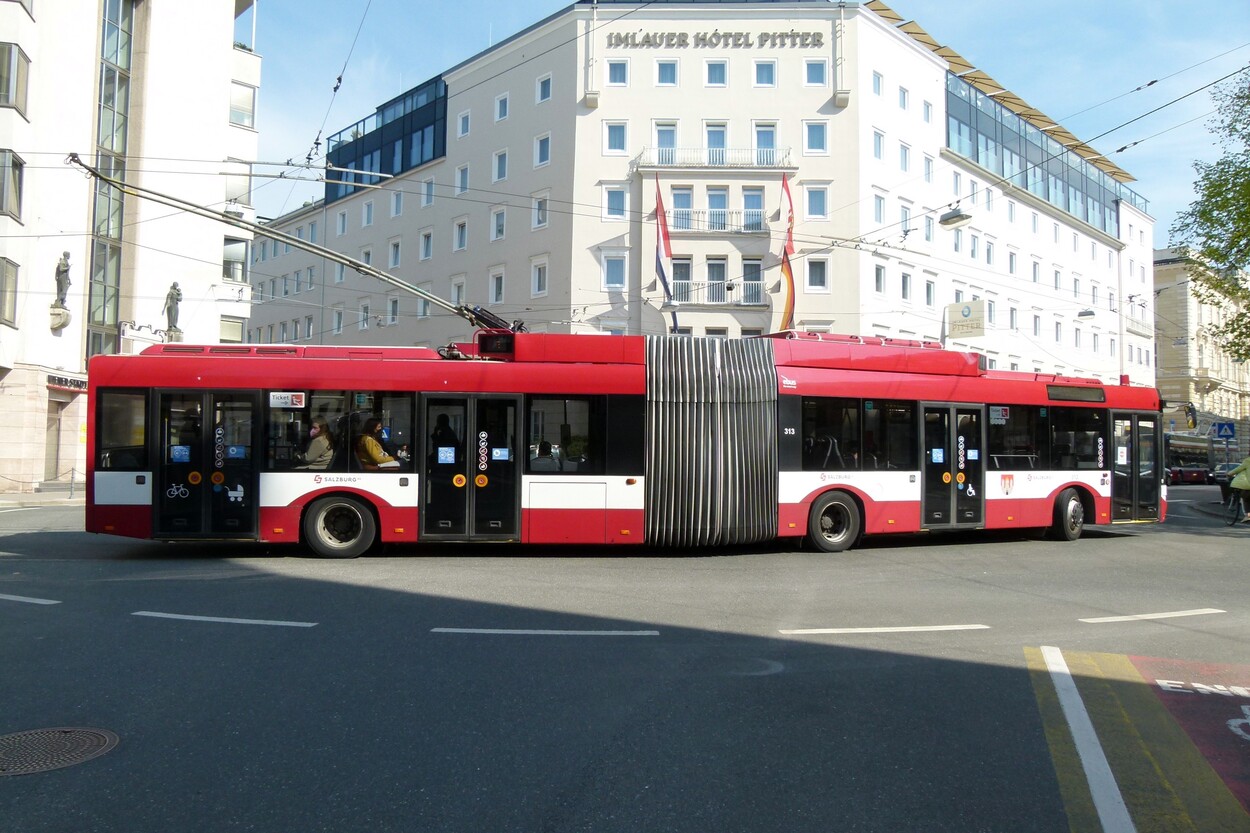 Linienverkehr in Salzburg - Obus