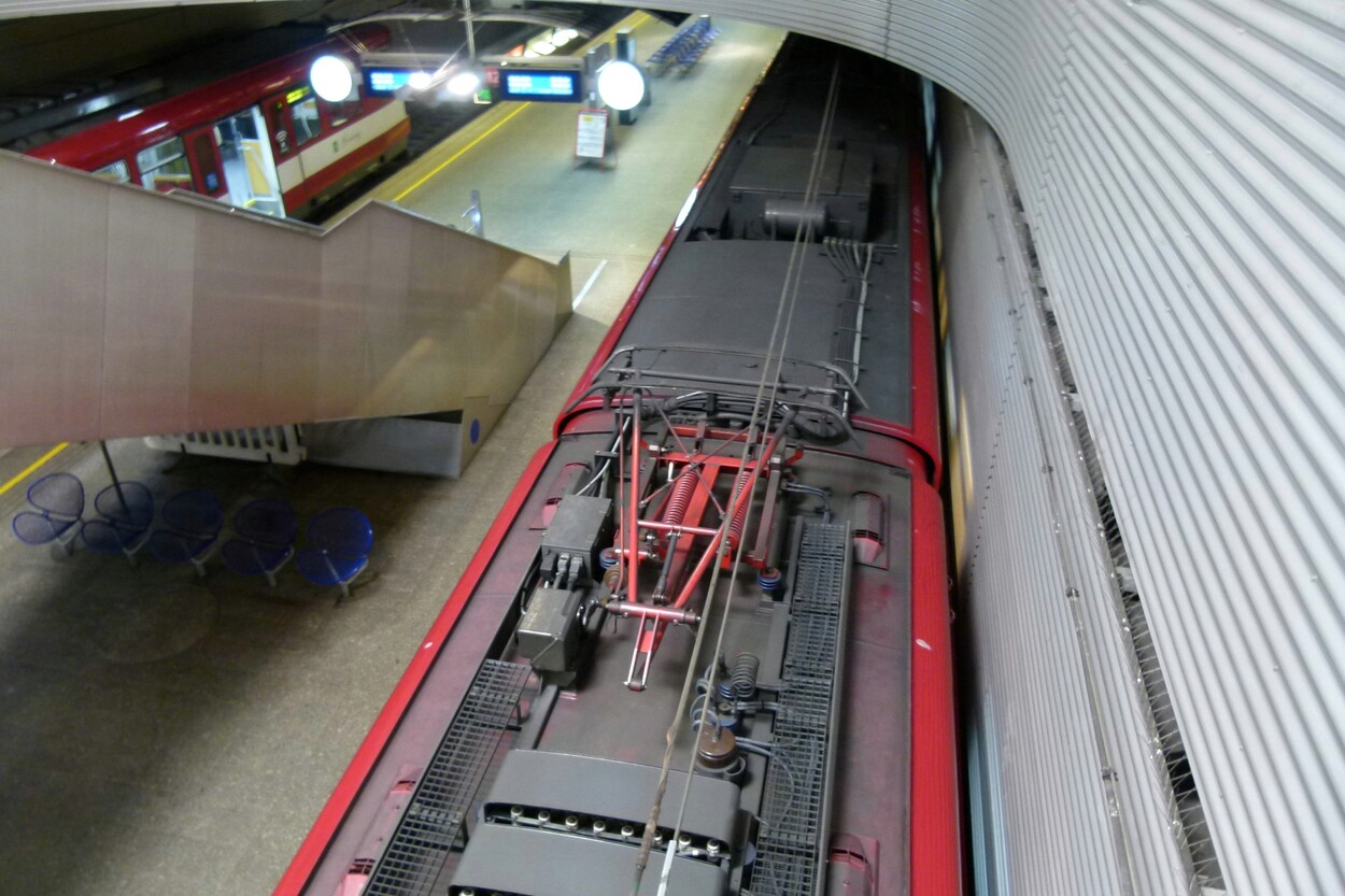 Der Salzburger Lokalbahnhof, seit 1999 in Tieflage