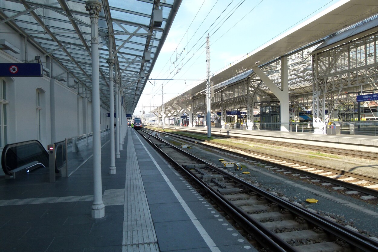 Der Hauptbahnhof Salzburg