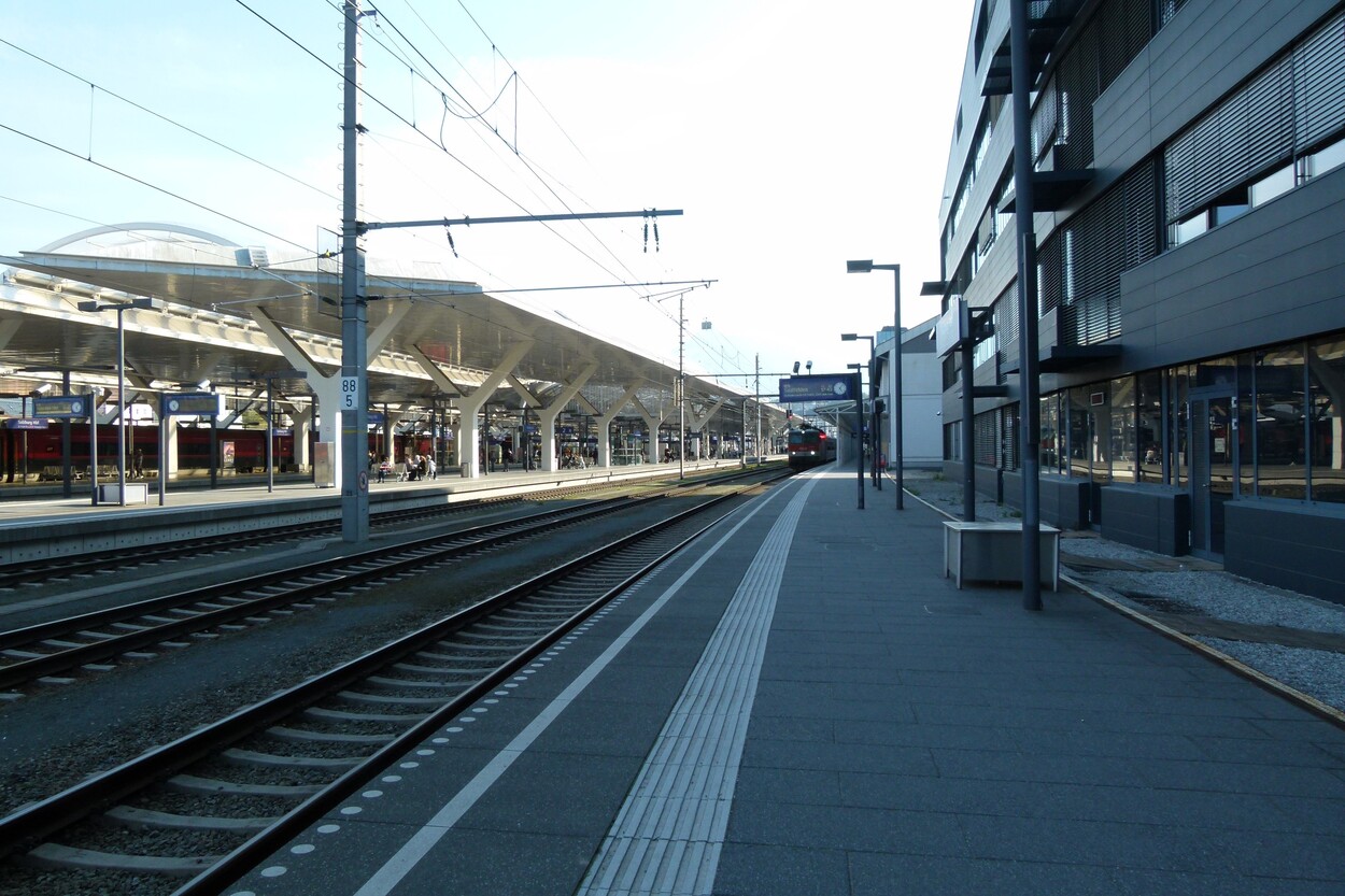 Der Hauptbahnhof Salzburg