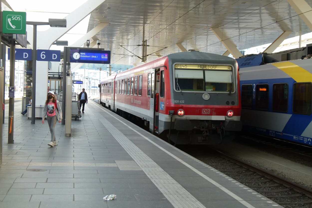 Der Hauptbahnhof Salzburg