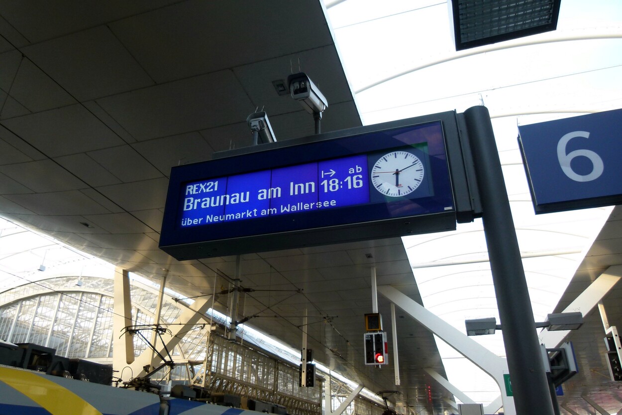 Der Hauptbahnhof Salzburg