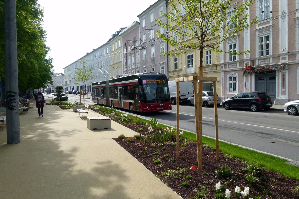 Linienverkehr in Salzburg - Obus
