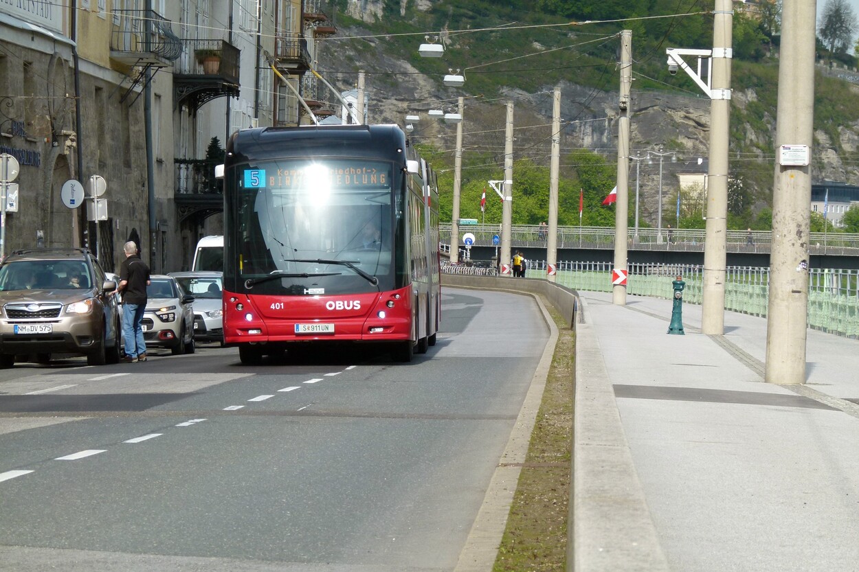 Linienverkehr in Salzburg - Obus