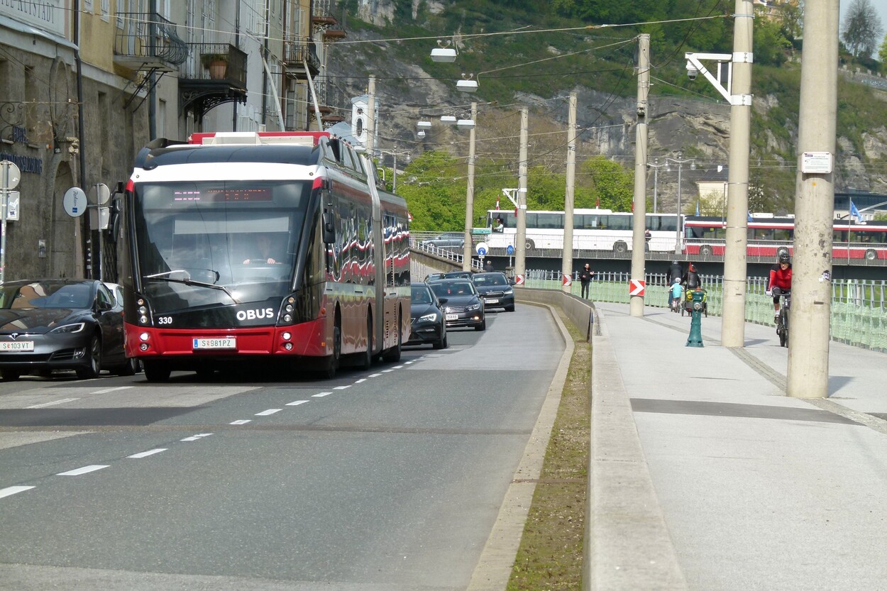 Linienverkehr in Salzburg - Obus