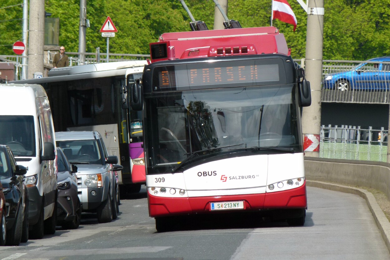 Linienverkehr in Salzburg - Obus