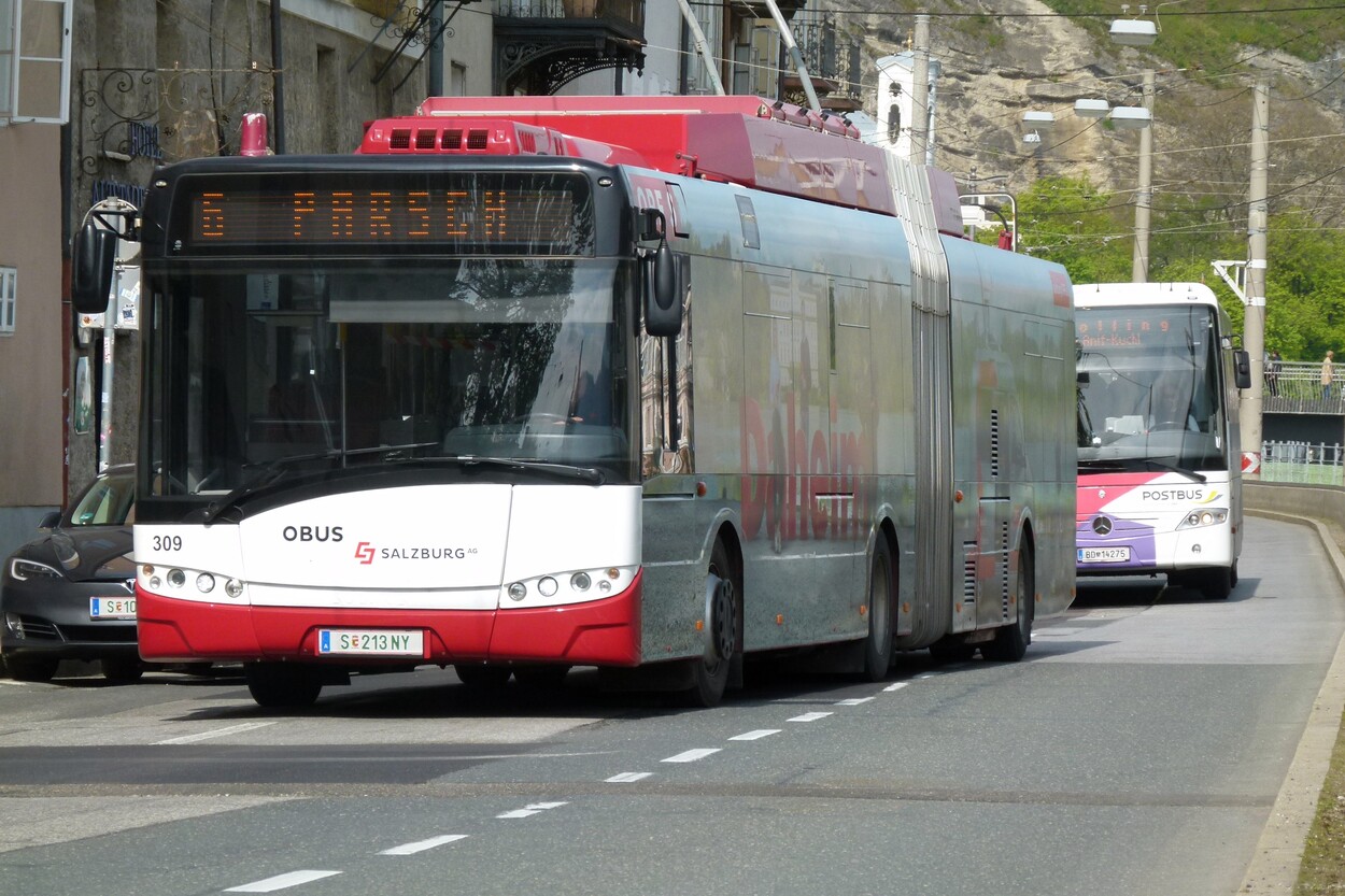 Linienverkehr in Salzburg - Obus