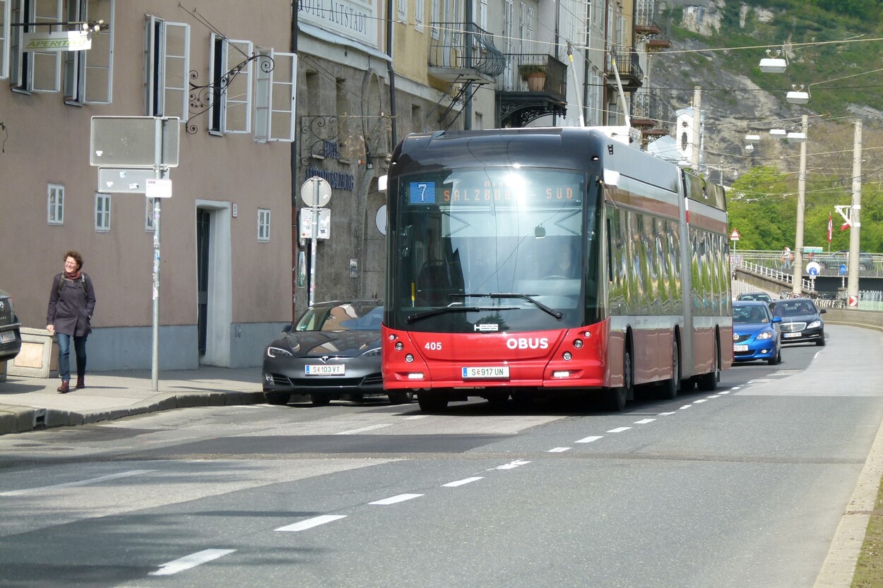 Linienverkehr in Salzburg - Obus
